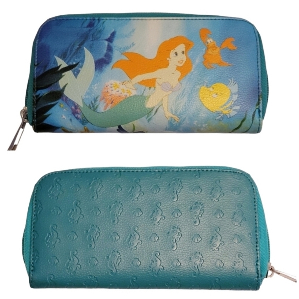 Disney The Little Mermaid Zip Around Wallet
